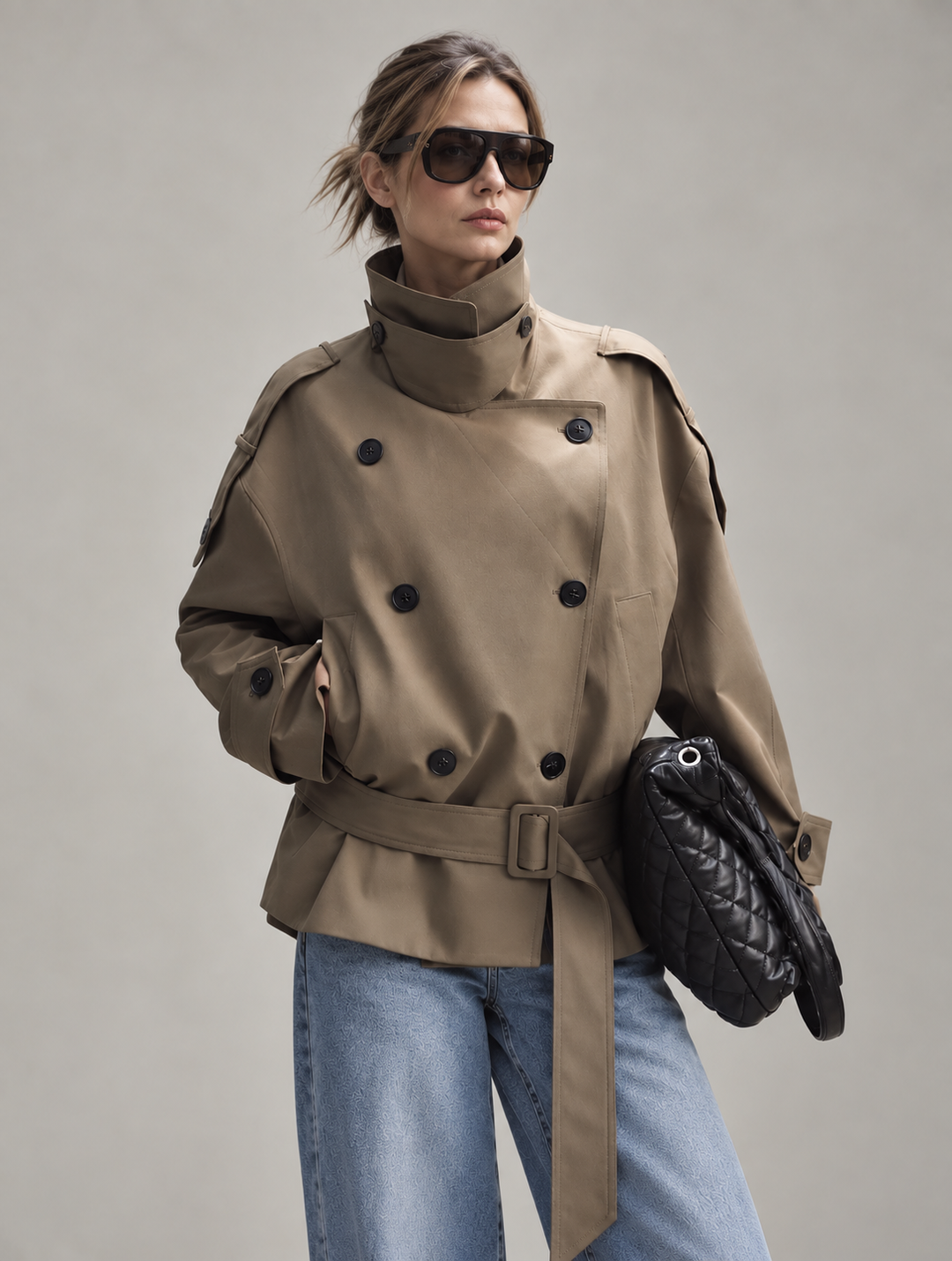 Taffy Pink Single-Breasted Coat