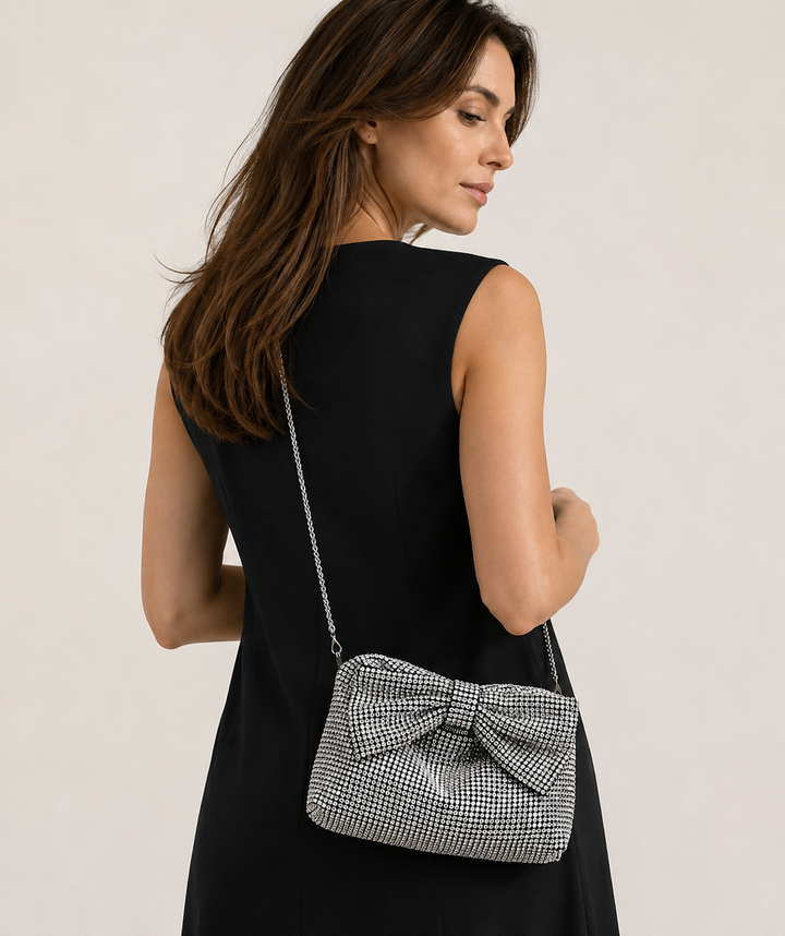 ビジューリボンバッグ