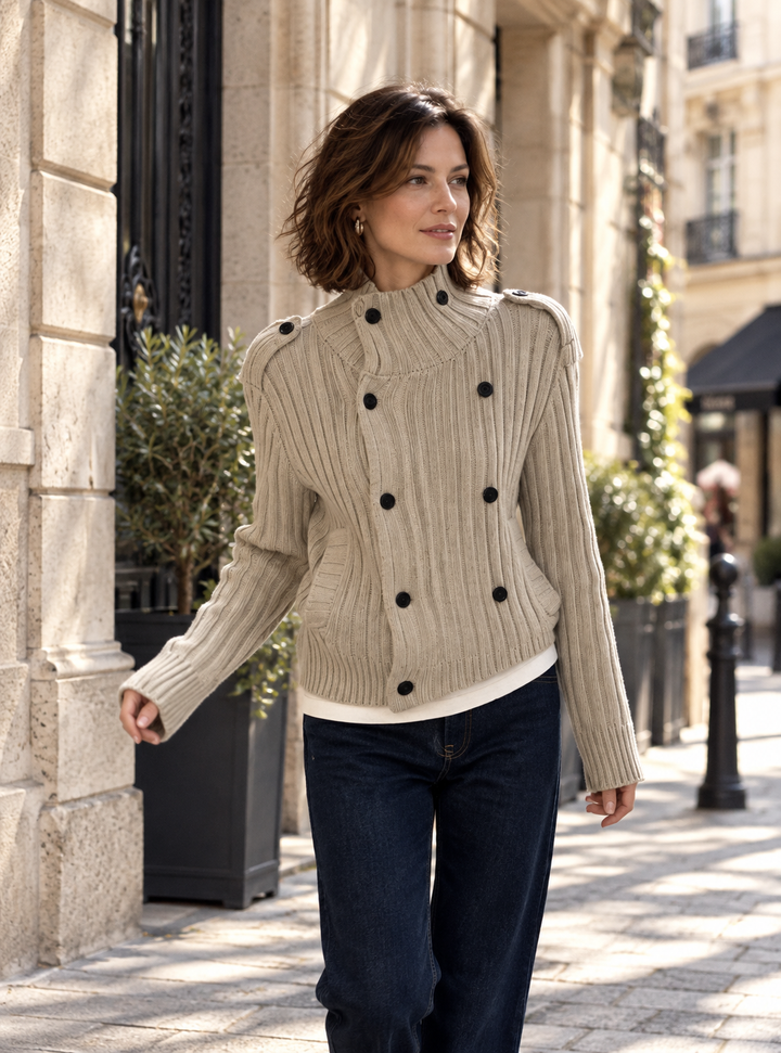 Taffy Pink Single-Breasted Coat
