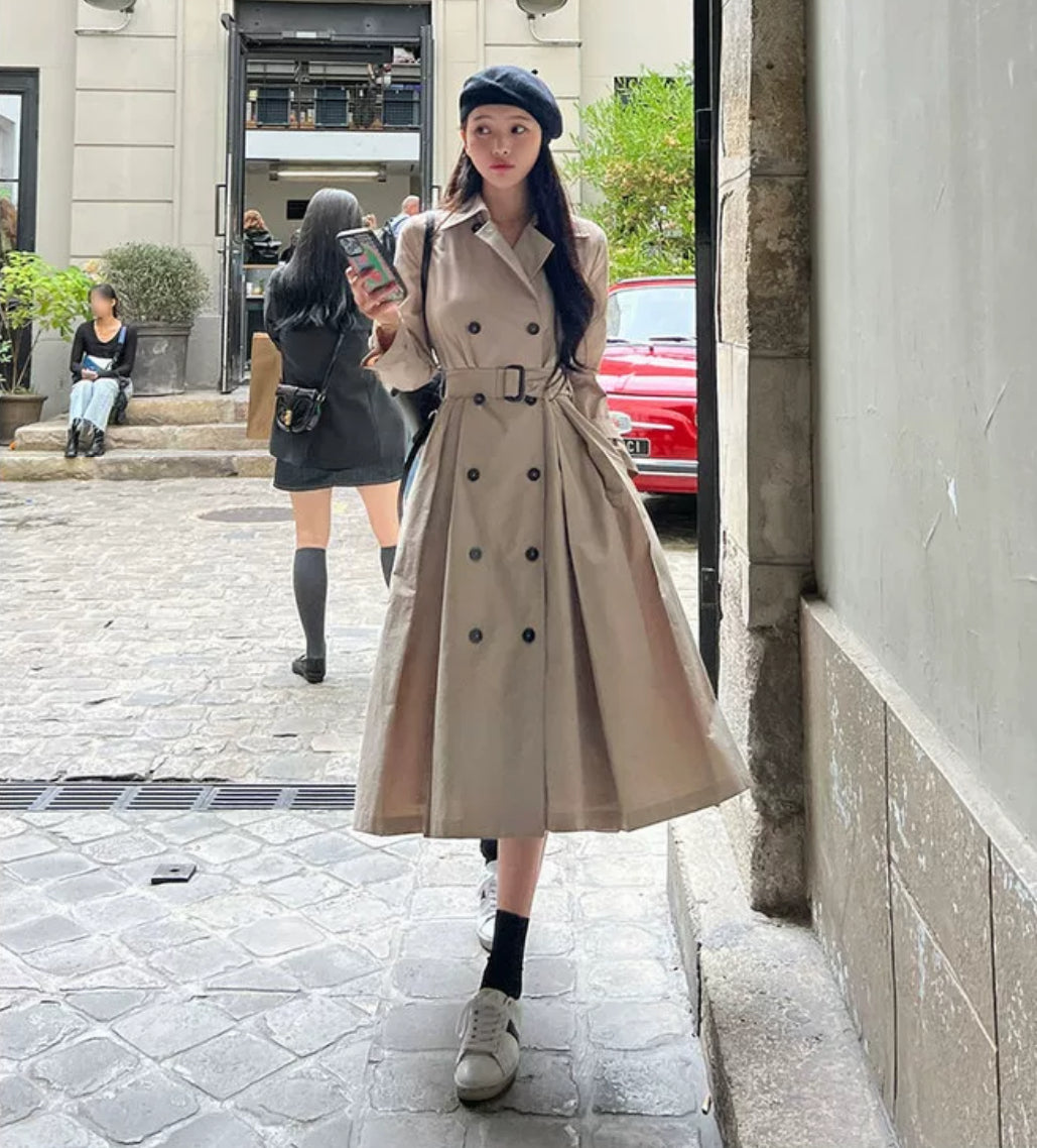 トレンチワンピース