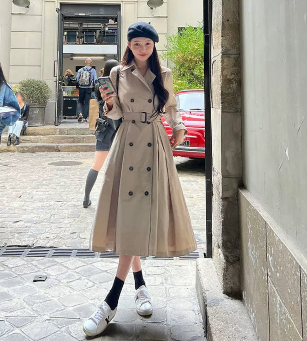 トレンチワンピース