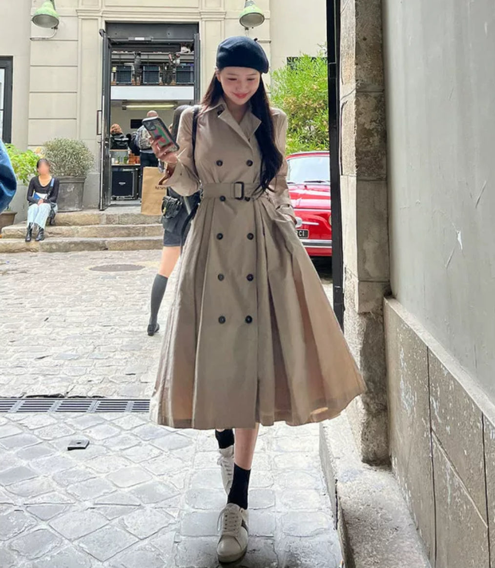 トレンチワンピース