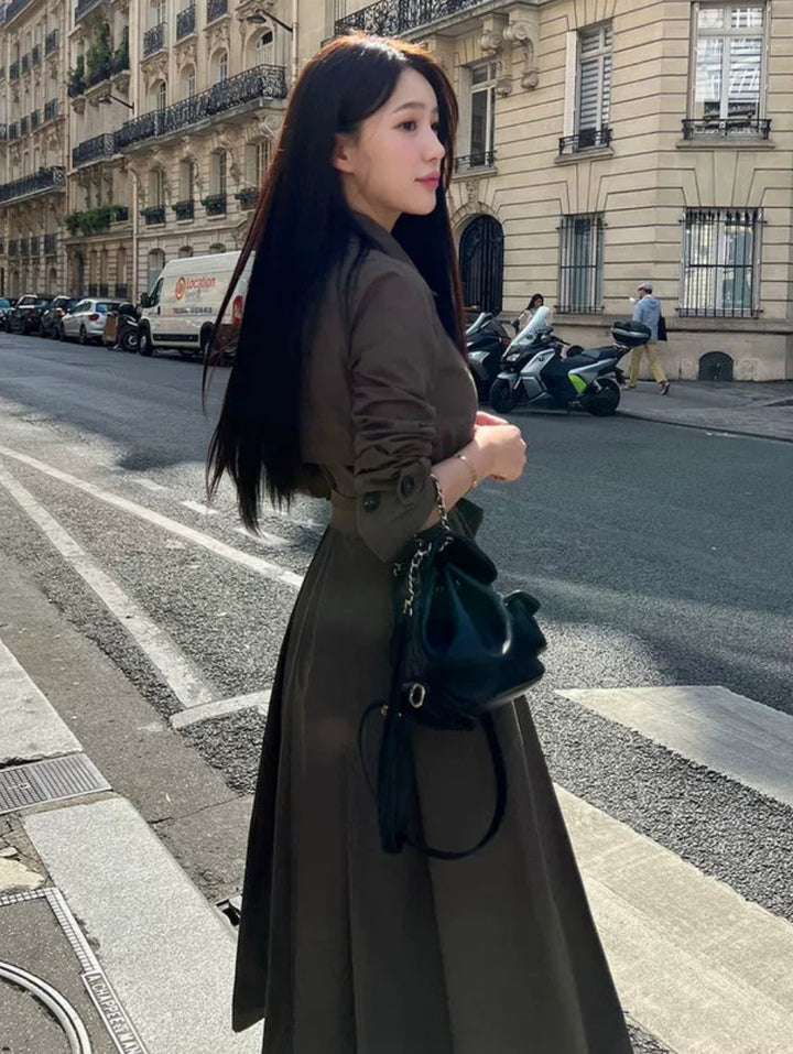 トレンチワンピース