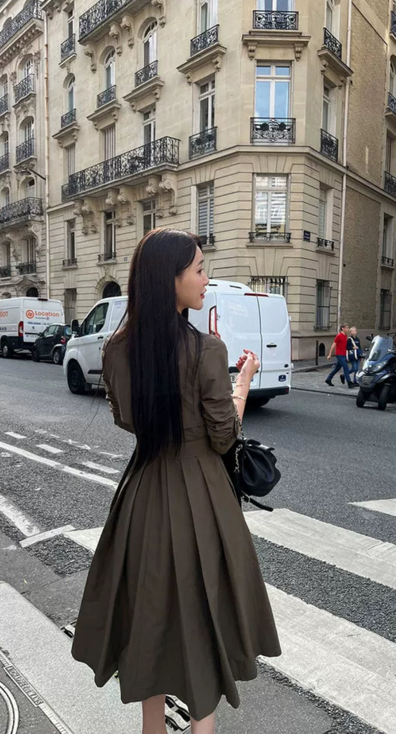 トレンチワンピース