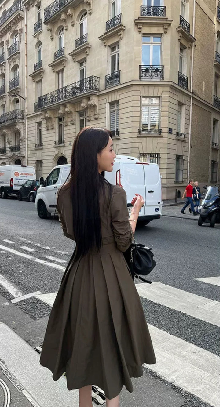 トレンチワンピース