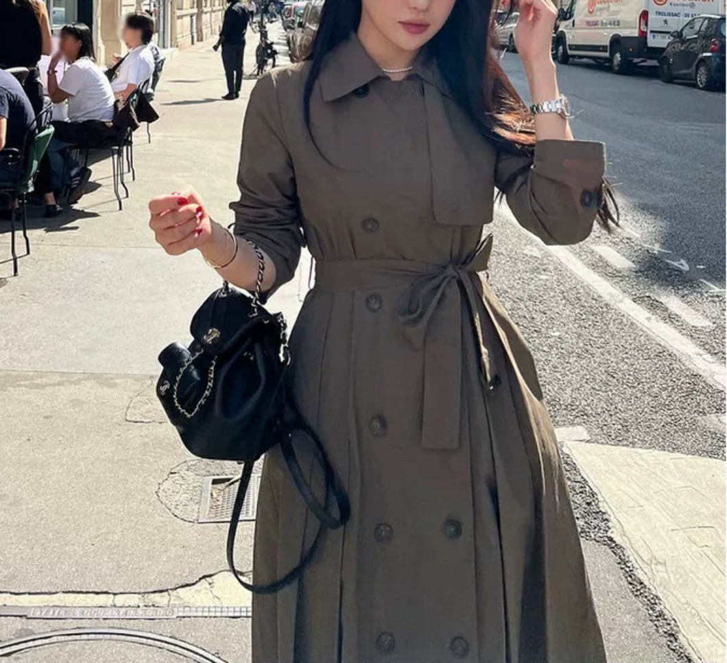 トレンチワンピース