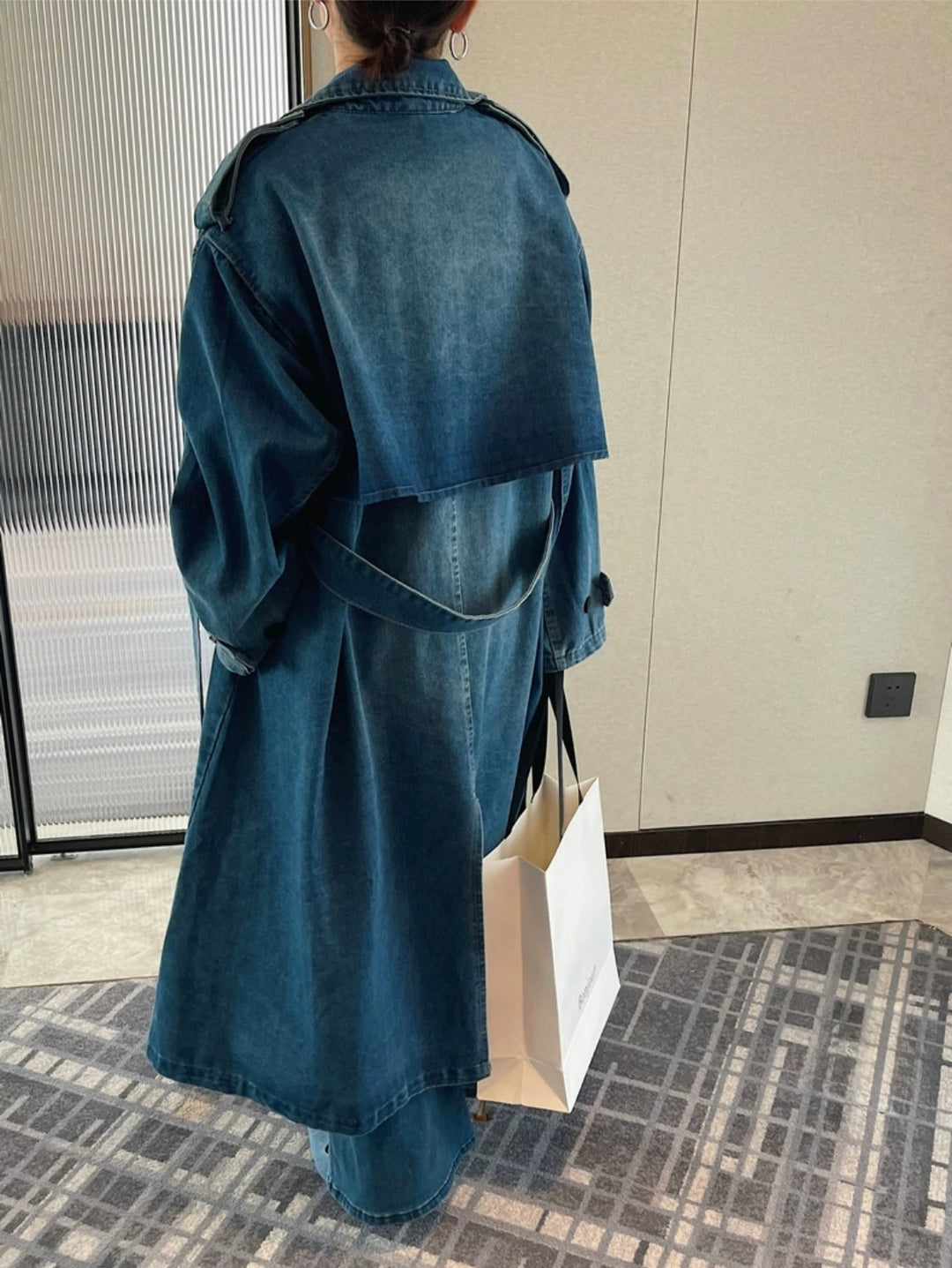 デニムトレンチコート