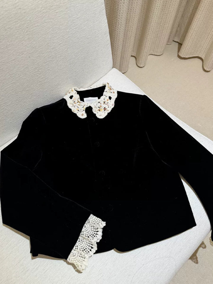 ベルベットショートコート