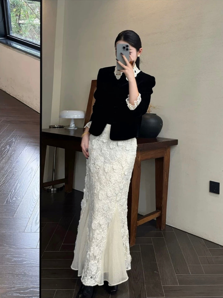 ベルベットショートコート