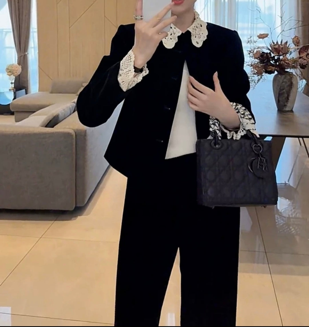 ベルベットショートコート