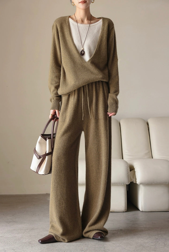 ブランジングネックセーターセットアップ