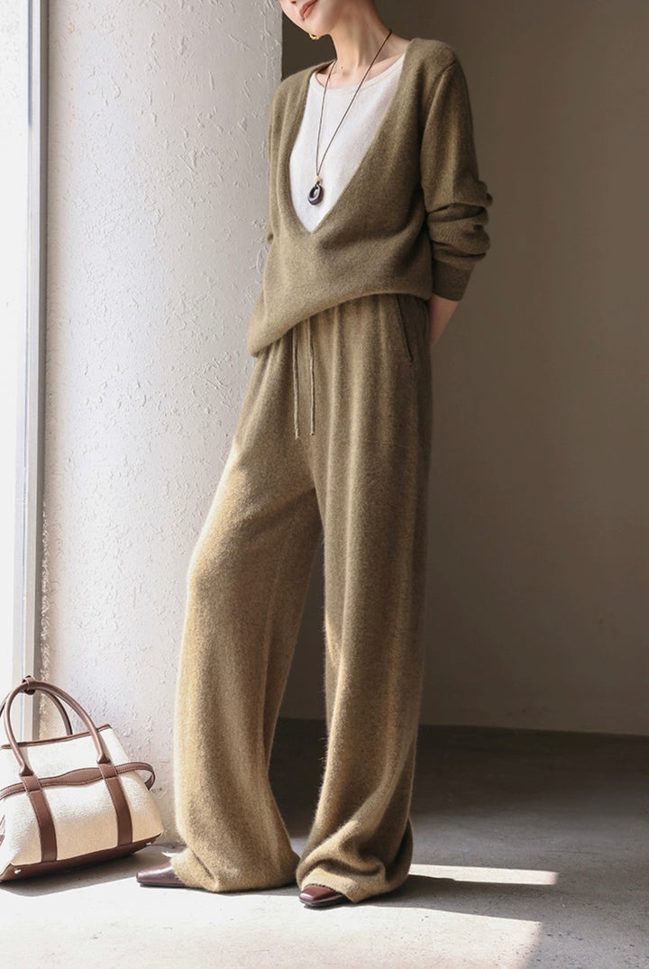 ブランジングネックセーターセットアップ