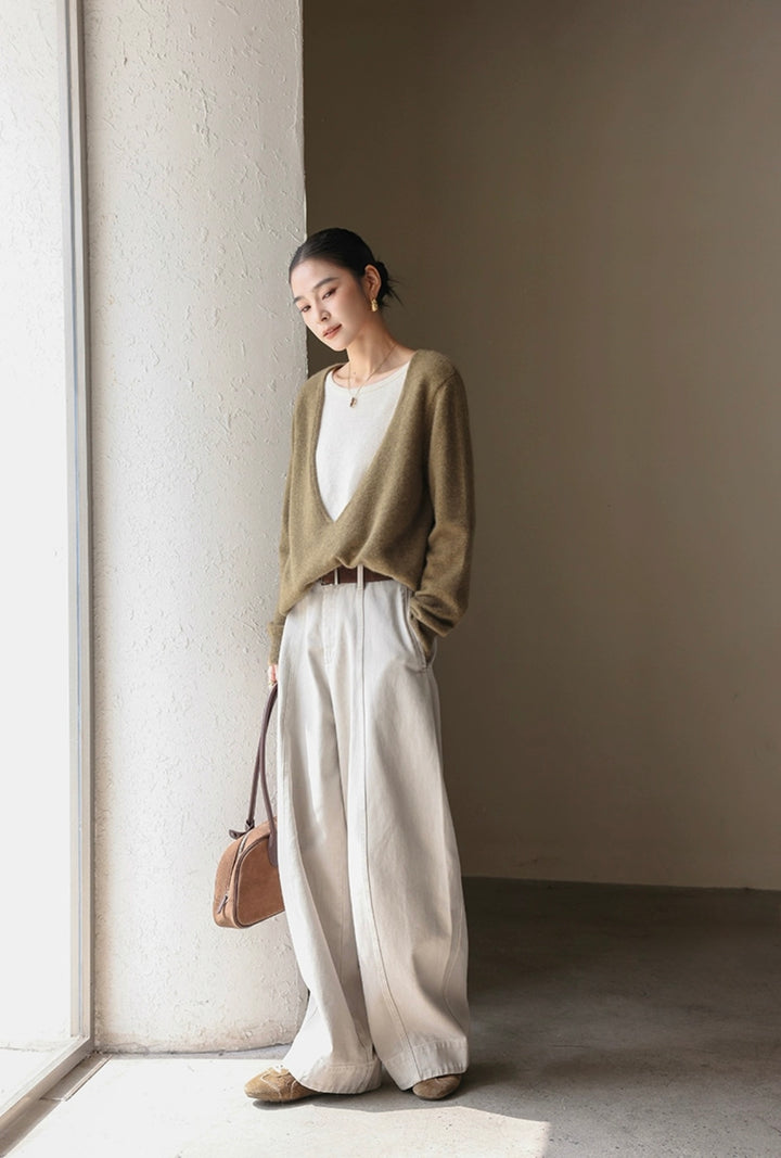 ブランジングネックセーターセットアップ