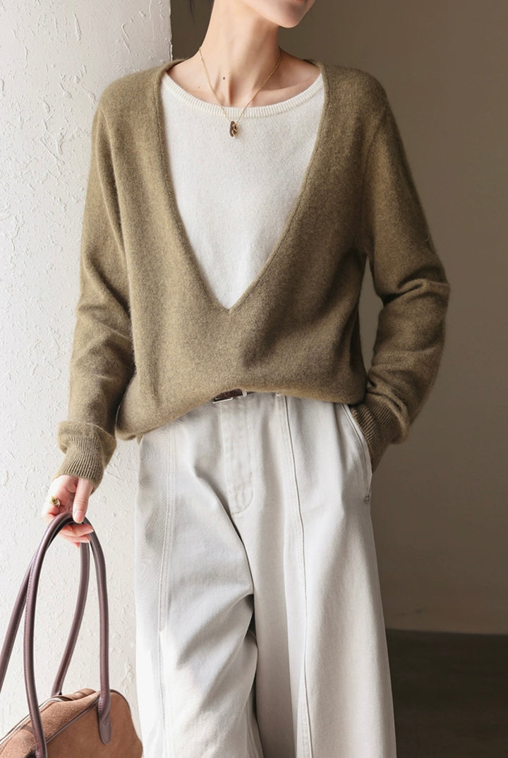 ブランジングネックセーターセットアップ