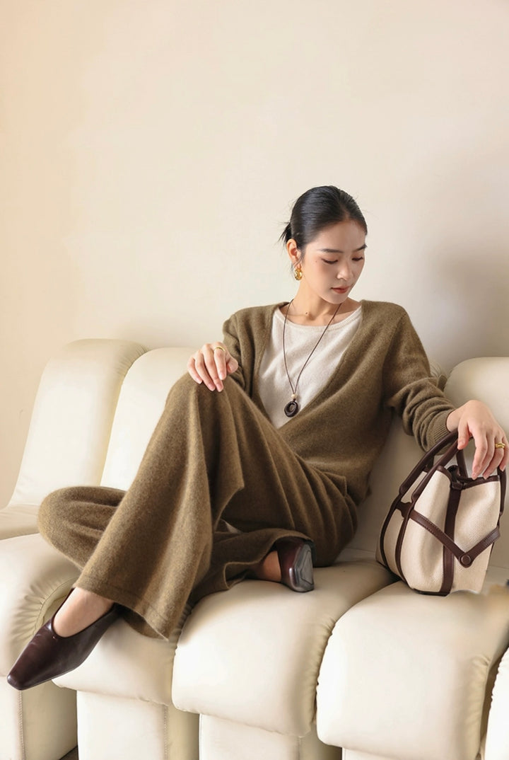 ブランジングネックセーターセットアップ