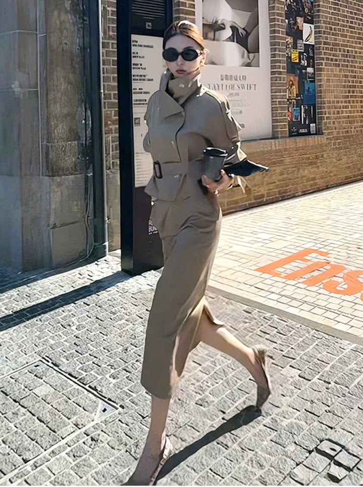 トレンチコートセットアップ