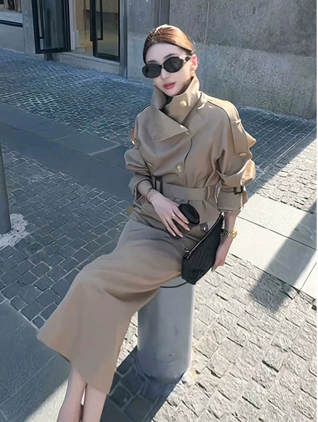 トレンチコートセットアップ