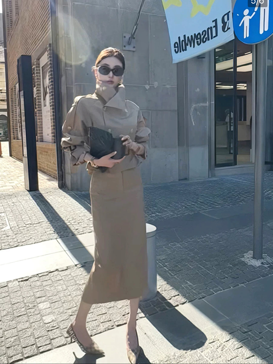 トレンチコートセットアップ