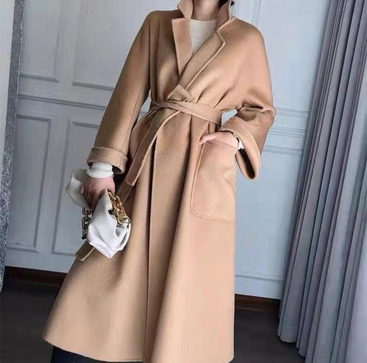 ウールロングローブコート