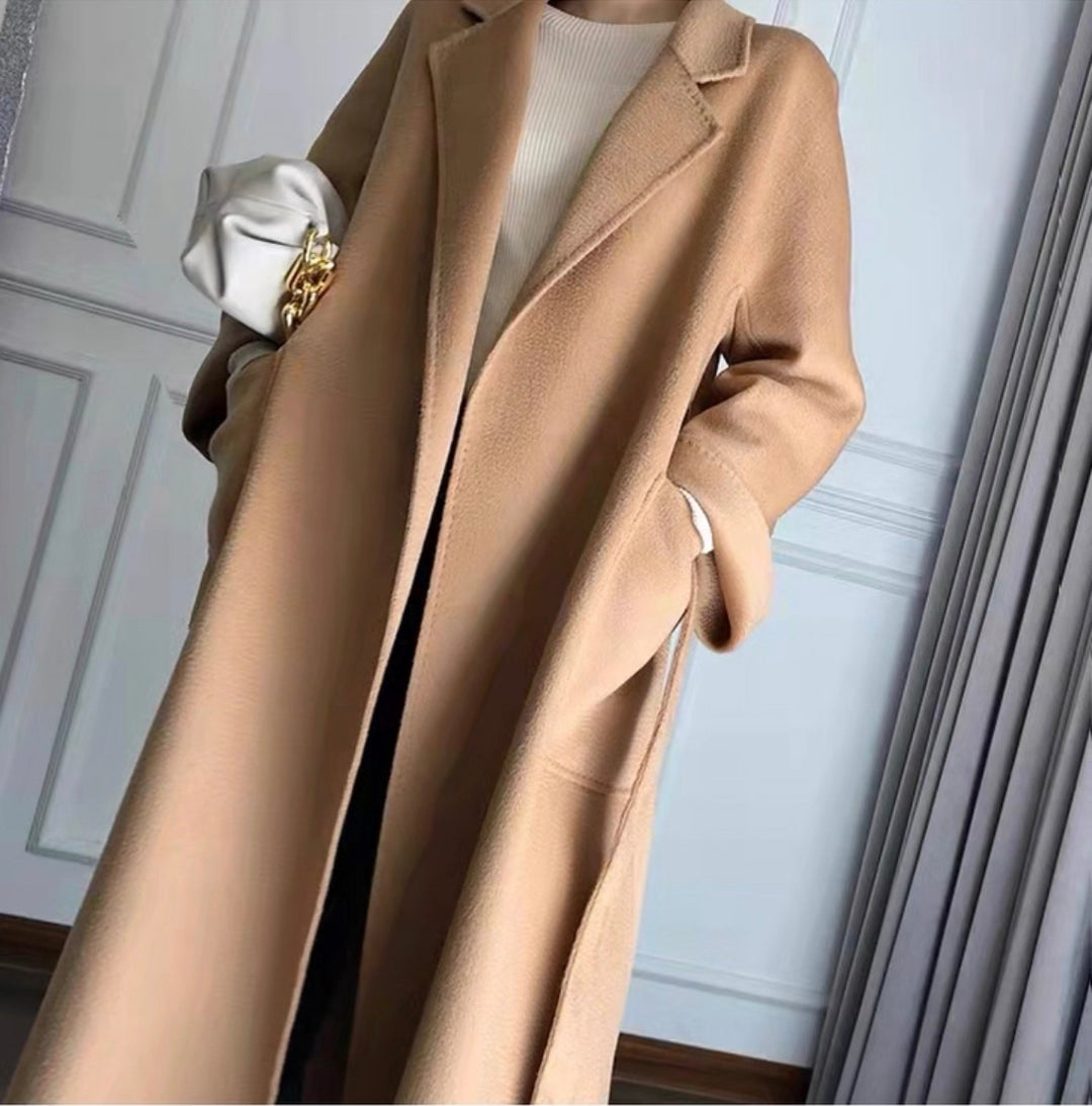 ウールロングローブコート