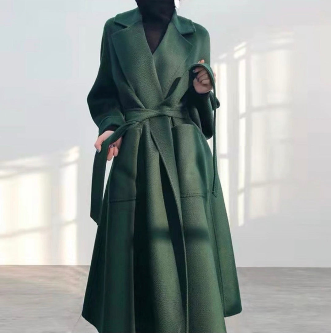 ウールロングローブコート