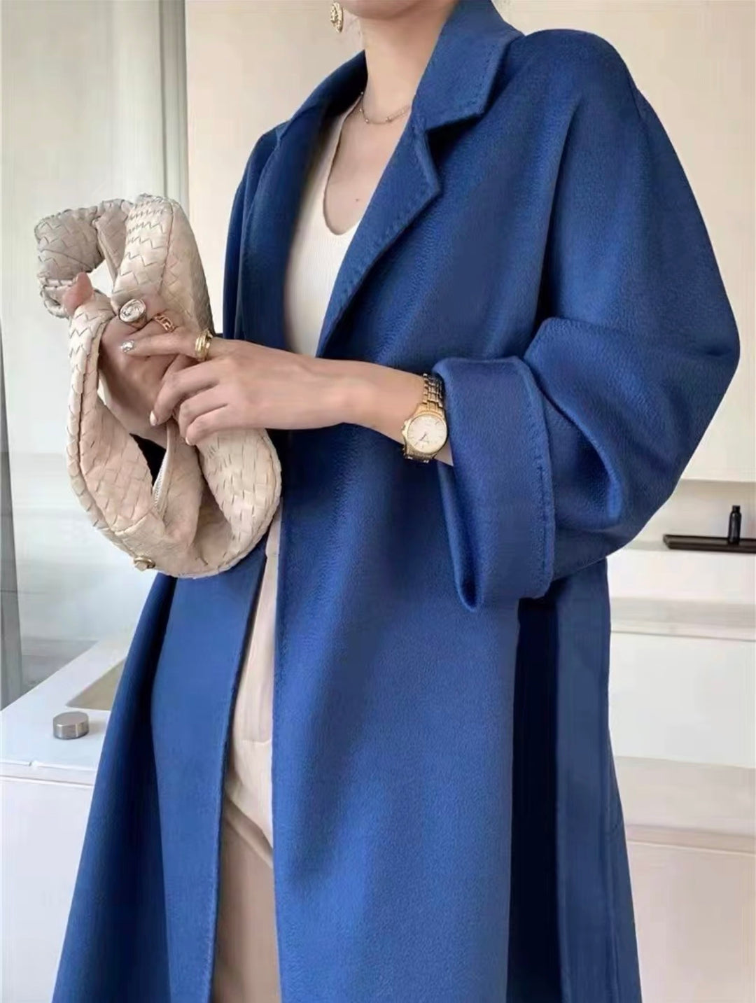 ウールロングローブコート