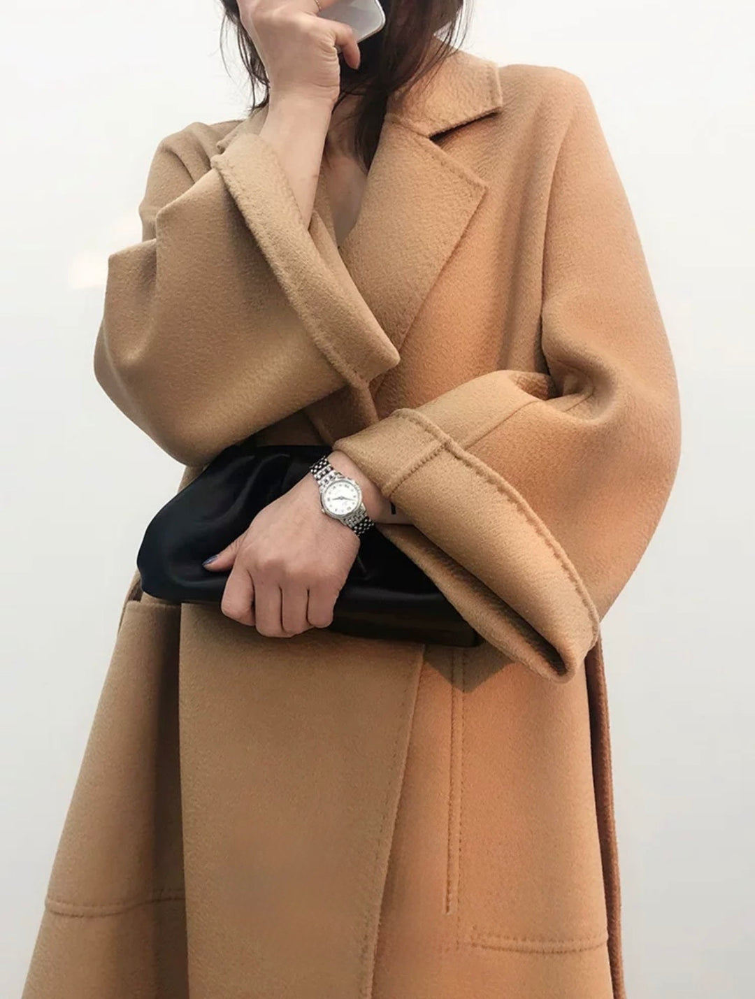 ウールロングローブコート