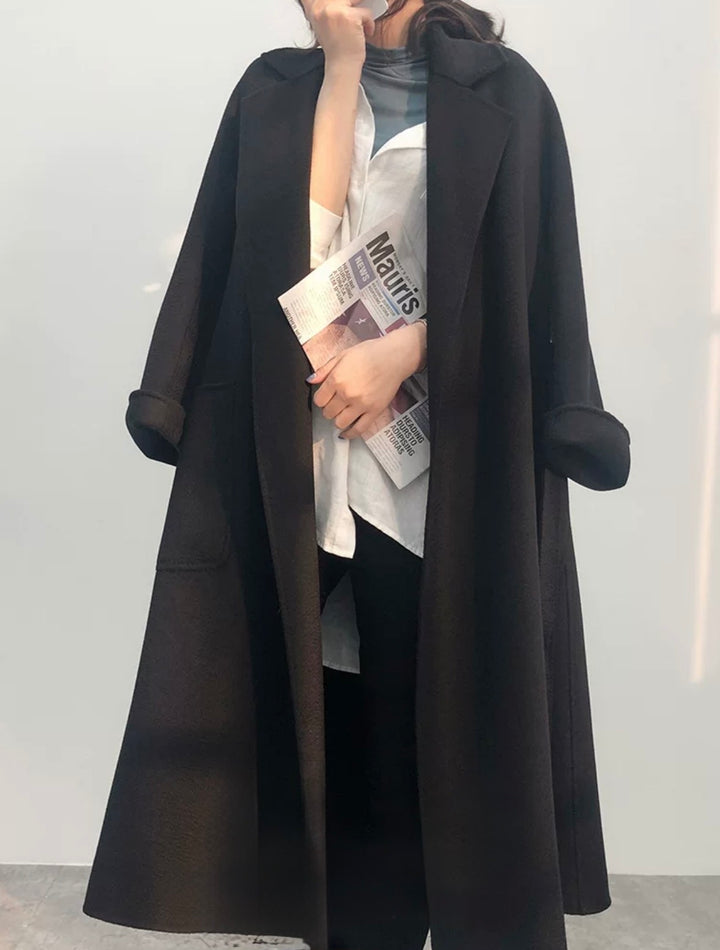 ウールロングローブコート