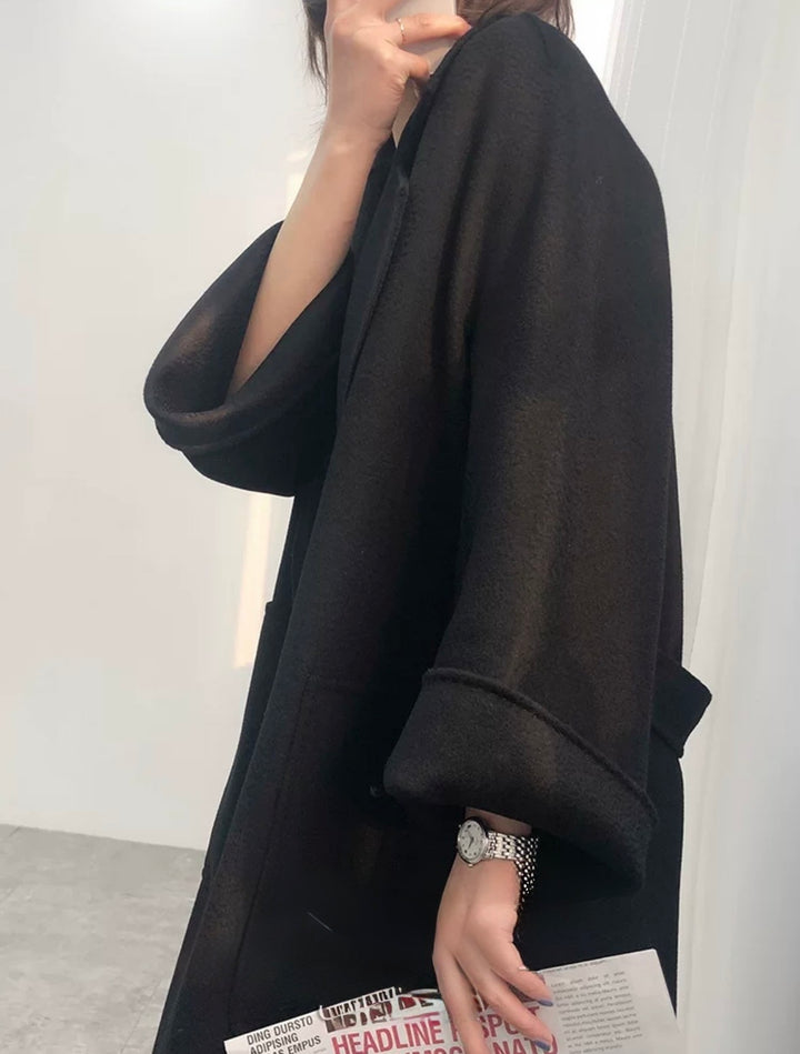 ウールロングローブコート