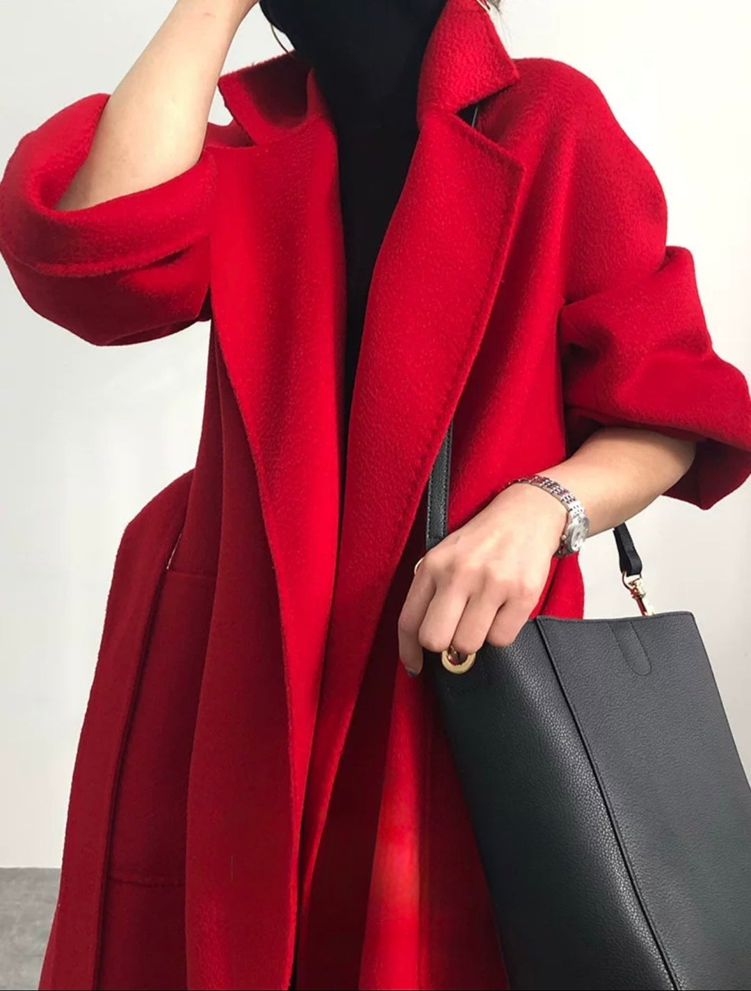 ウールロングローブコート