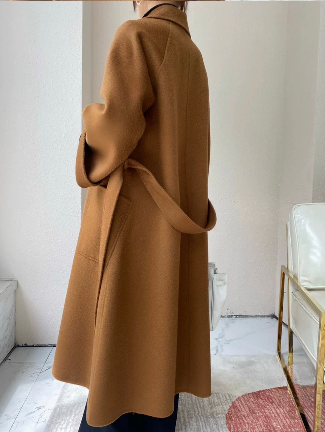 ウールロングローブコート