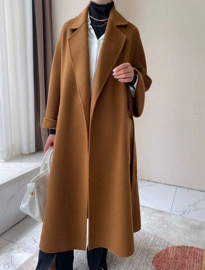 ウールロングローブコート