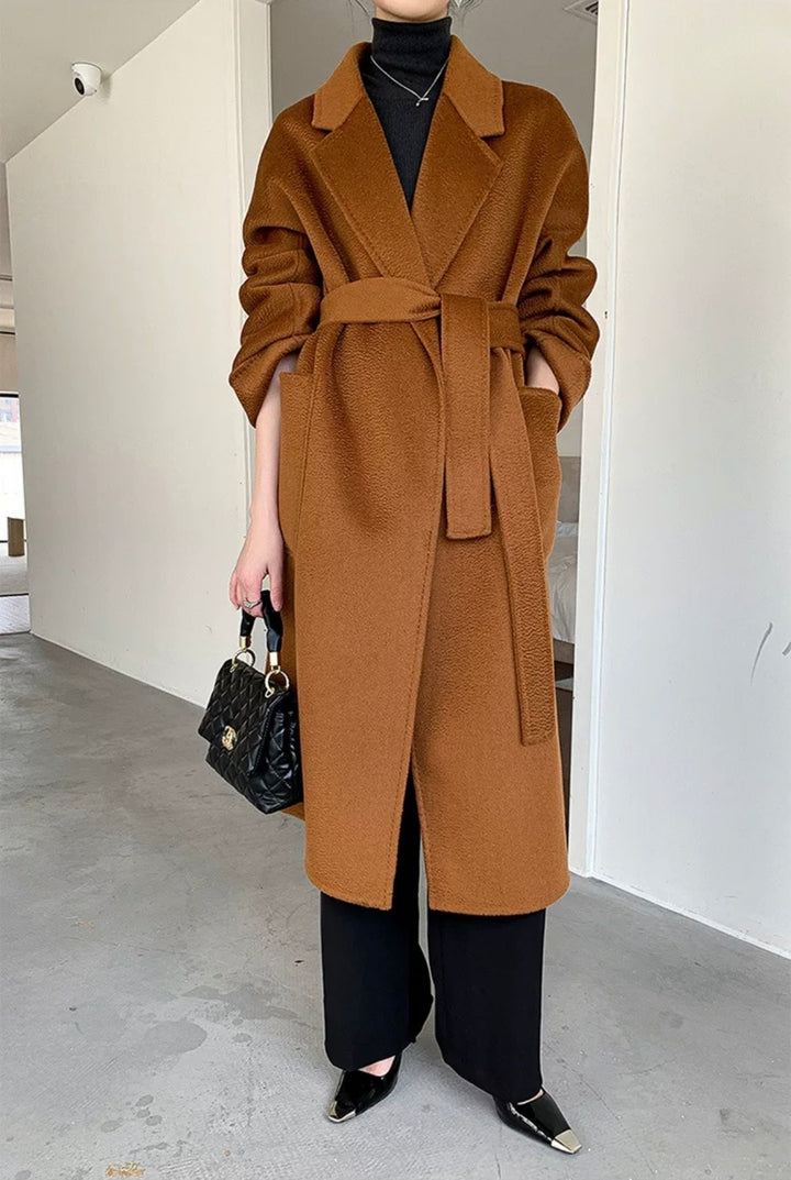 ウールロングローブコート