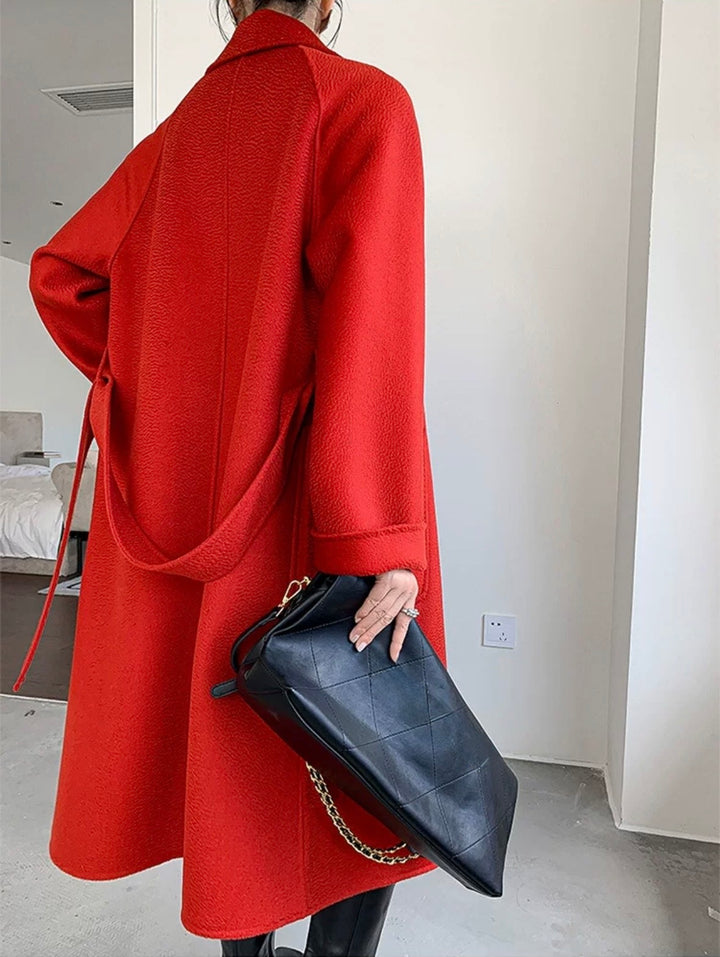 ウールロングローブコート