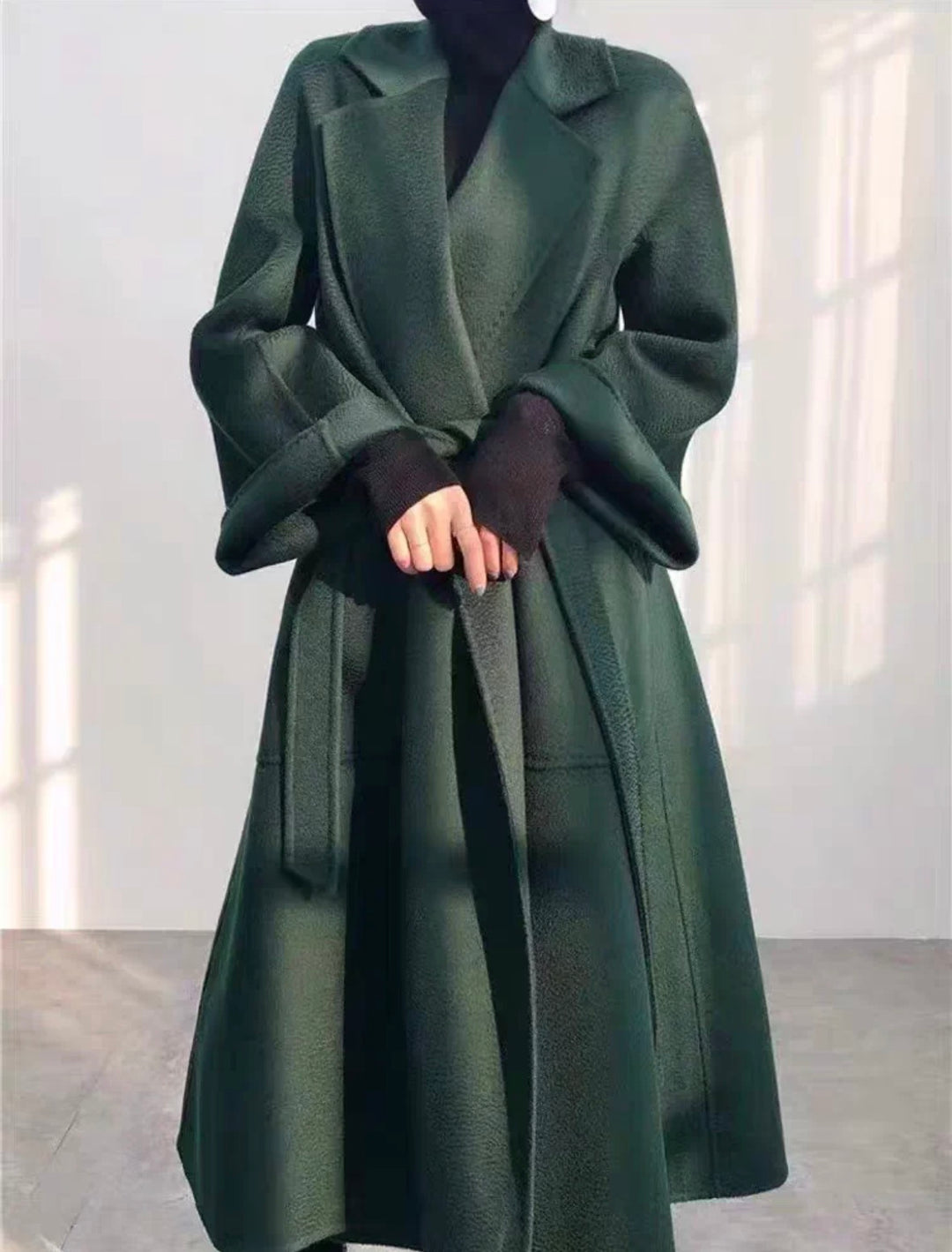 ウールロングローブコート