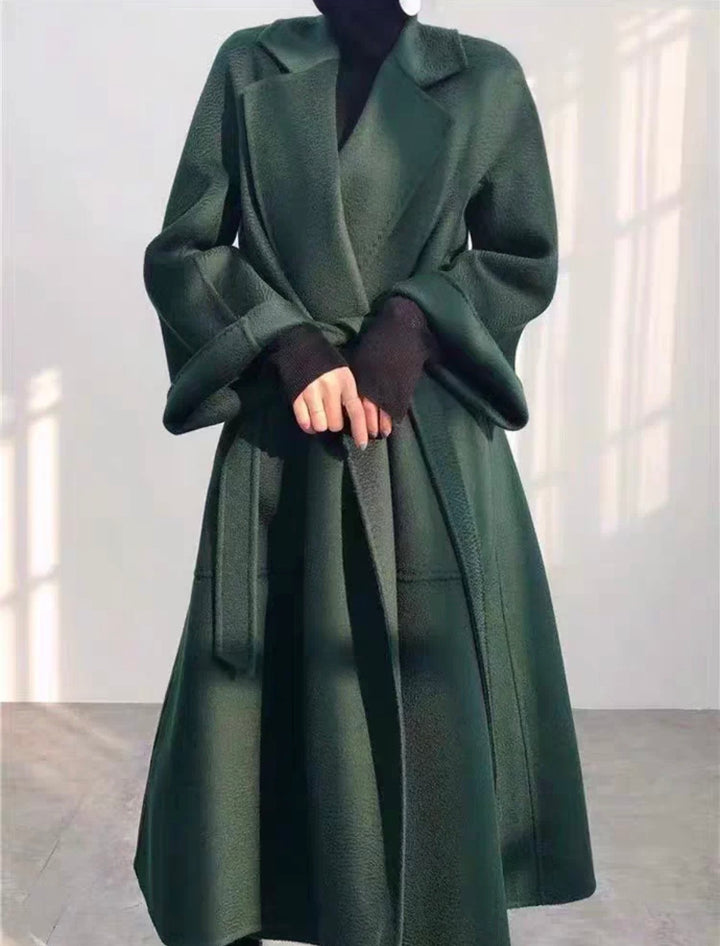 ウールロングローブコート