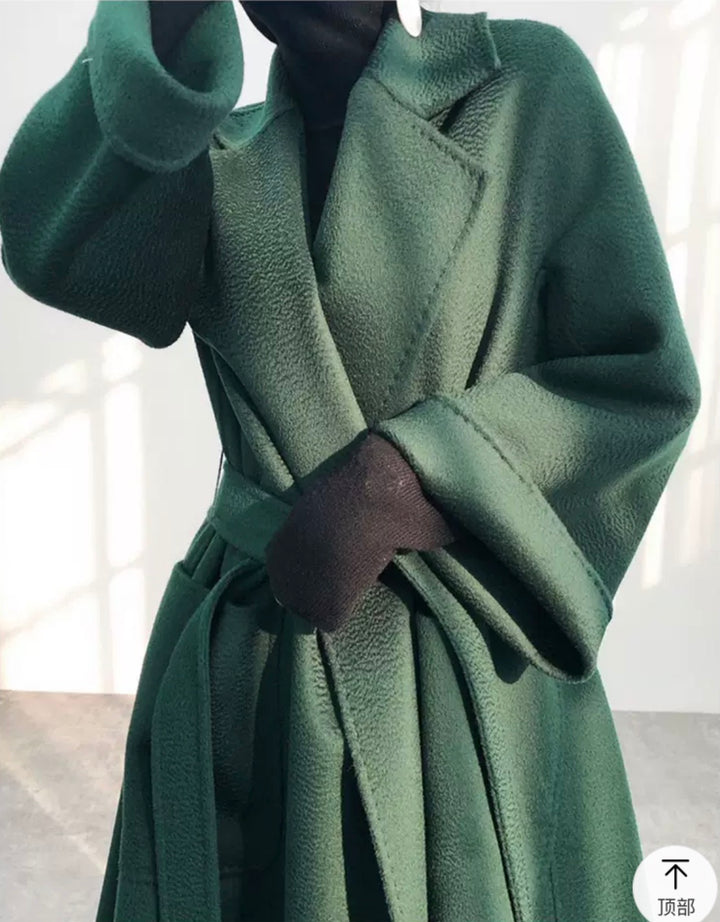 ウールロングローブコート