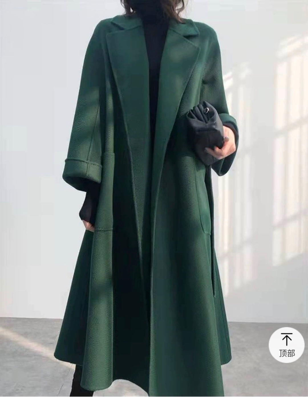 ウールロングローブコート