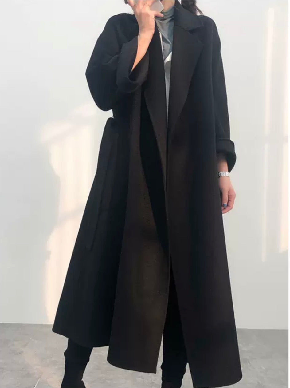 ウールロングローブコート