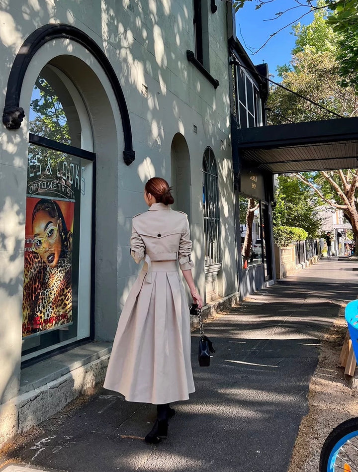 トレンチAラインスカートセットアップ