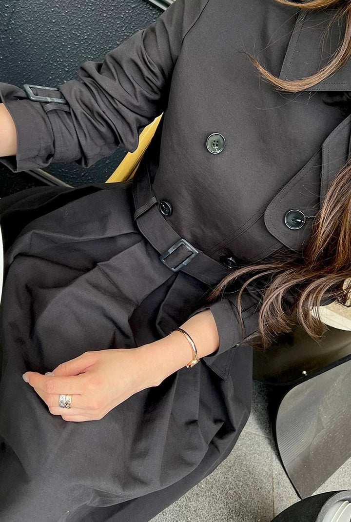 トレンチAラインスカートセットアップ