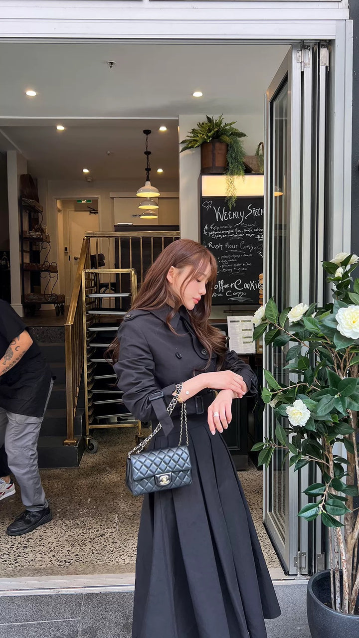 トレンチAラインスカートセットアップ