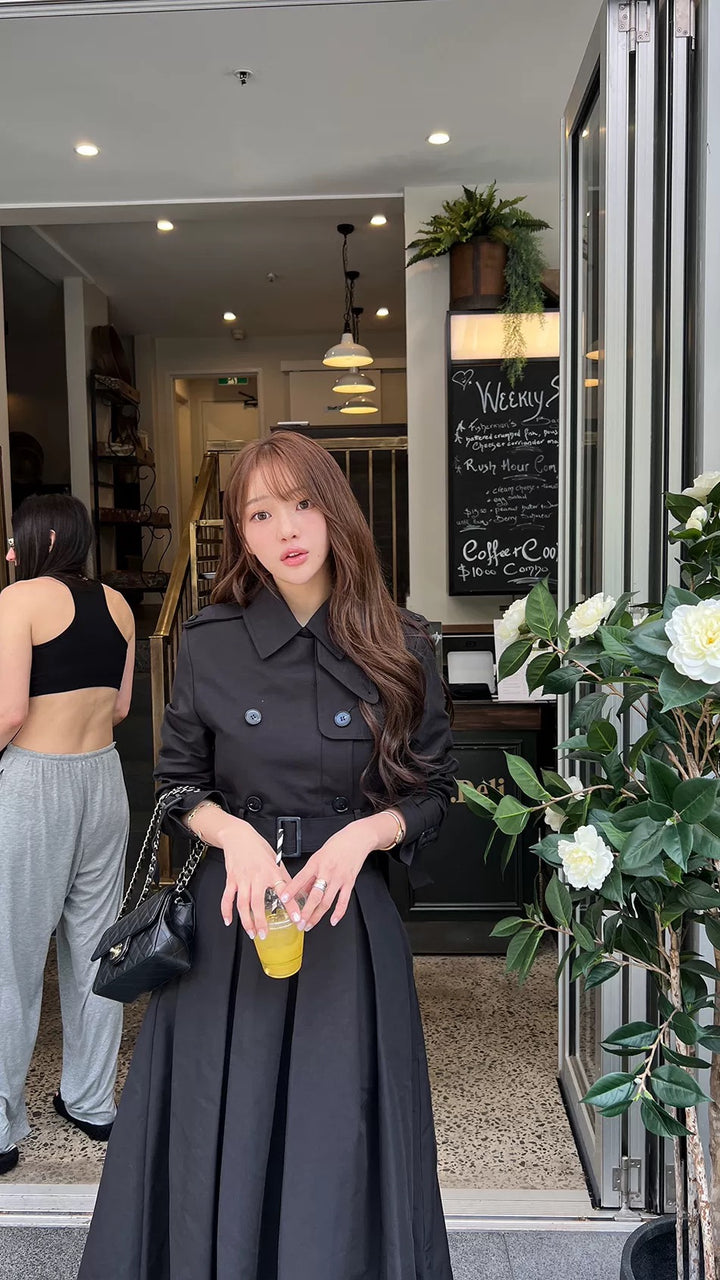 トレンチAラインスカートセットアップ