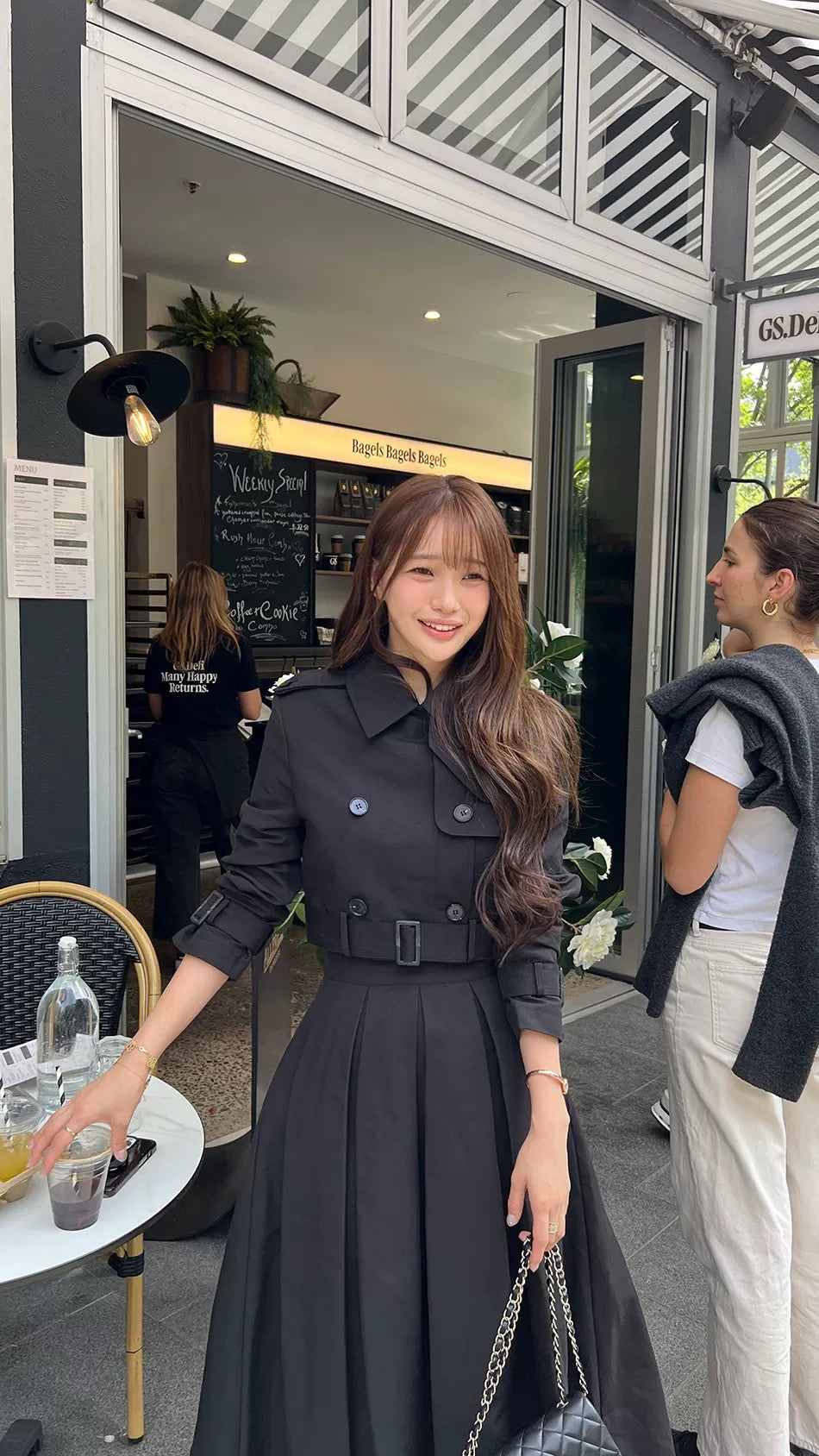 トレンチAラインスカートセットアップ