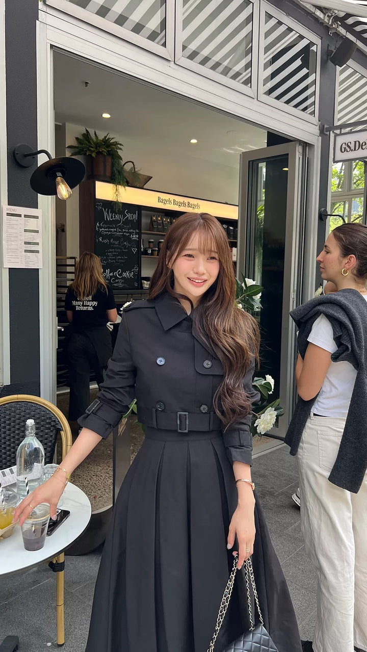 トレンチAラインスカートセットアップ