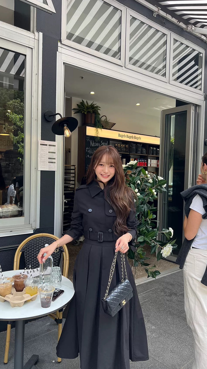 トレンチAラインスカートセットアップ