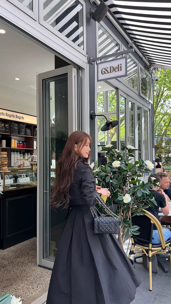 トレンチAラインスカートセットアップ